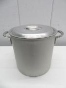 E575◆アルミ製◆寸胴鍋(蓋付)