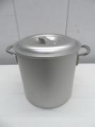 E577◆アルミ製◆寸胴鍋(蓋付)