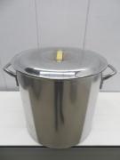 E1754◆アルミ製◆寸胴鍋(蓋付)