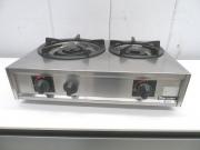 F1952◆マルゼン◆2口ガステーブルコンロ 親子 M-212C 都市ガス