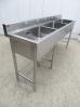 H1500◆マルゼン◆ステンレス製3槽シンク