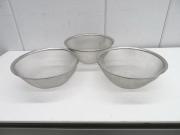 H1516◆ステンレス製◆ザル3個セット