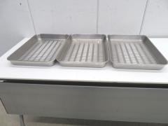 H1519◆クローバー◆ステンレス製水切バット(6枚取)3枚セット