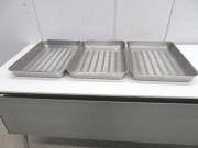 H1519◆クローバー◆ステンレス製水切バット(6枚取)3枚セット