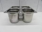 H1770◆ステンレス製◆1/6ホテルパン4枚セット