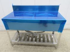 G1874◆ヨコタ◆ステンレス製2槽シンク