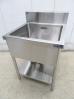 J027◆マルゼン◆ステンレス製1槽シンク(蓋付) BS1-066