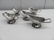J178◆ステンレス製◆アメリカンソースポット5個セット 130cc