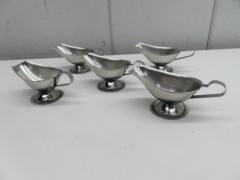 J179◆ステンレス製◆アメリカンソースポット5個セット 130cc