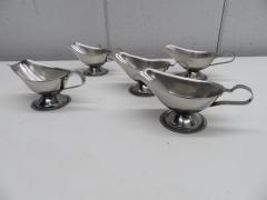 J181◆ステンレス製◆アメリカンソースポット5個セット 130cc