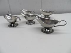 J182◆ステンレス製◆アメリカンソースポット5個セット 130cc