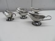 J182◆ステンレス製◆アメリカンソースポット5個セット 130cc