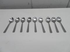 J190◆ステンレス製◆スプーン9本セット