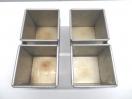 G248◆製菓用品◆食パン型1斤用2連結(蓋付)2個セット
