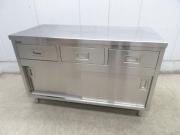 J260◆フジマック◆ステンレス製引出付調理台