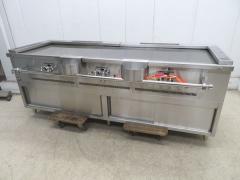 J192◆常盤ステンレス 2025年◆ガス鉄板焼きテーブル F-1