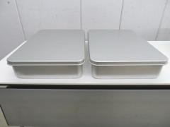 H213◆アカオアルミ◆番重2個セット(蓋付) 大110