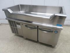 J228◆ホシザキ◆舟形シンク付冷蔵コールドテーブル RW-120SNC 100V