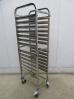 J253◆ステンレス製◆パンラック 天板ラック キャスター付 (28段)