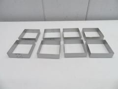 G337◆製菓用品◆角セルクル型8個セット