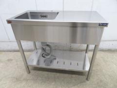 J304◆マルゼン◆ステンレス製1槽台付シンク BST1-094RN