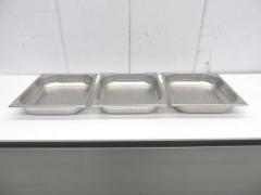 G567◆PROCHEF◆ステンレス製穴明23ホテルパン3枚セット