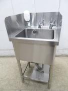 J339◆ステンレス製◆1槽シンク(蛇口付)