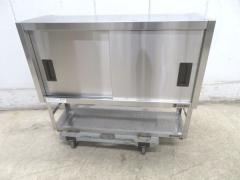 J345◆アズマ◆ステンレス製吊り戸棚+水切り棚