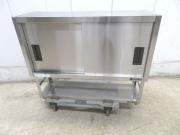 J345◆アズマ◆ステンレス製吊り戸棚+水切り棚