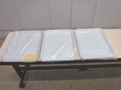 B654◆若泉◆プラスチック製長角トレー3枚セット(ブルー)