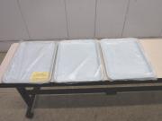 B654◆若泉◆プラスチック製長角トレー3枚セット(ブルー)