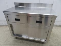 J391◆ステンレス製◆引出付調理台