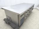 H569◆フクシマ 2021年◆2段ドロワーテーブル冷蔵庫 LBW-160RM 100V