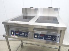 H591◆ニチワ 2021年◆IH調理器(2連)エコノミータイプ MIR-1055TBSP