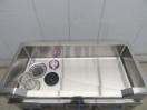 J451未使用◆ホシザキ 2026◆舟形シンク付冷蔵コールドテーブル RW-120SNCG-ML