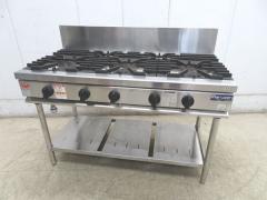J619◆マルゼン 2023年◆5口ガステーブル RGT-1265D 都市ガス