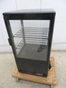 J624◆テンポス 2023年◆4面ガラス冷蔵ショーケース TBSC4-058-BK 100V