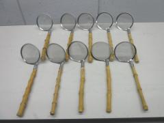 C1096◆鍋小物◆竹柄あく取り10本セット