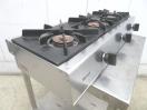 J760◆リンナイ 2021年◆業務用3口ガスコンロ RSB-306A 都市ガス