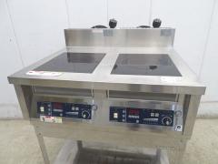 H796◆ニチワ 2021年◆IH調理器(2連)エコノミータイプ MIR-1055TBSP