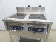 H796◆ニチワ 2021年◆IH調理器(2連)エコノミータイプ MIR-1055TBSP