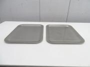 G1044◆仔犬印◆ステンレス製角バットトレー2枚セット 12枚取