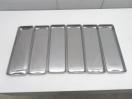G1189◆ステンレス製◆浅型長バット6枚セット