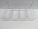 J1010◆CAMBRO◆1/3フードパン(クリア)4個セット(蓋付)34CW