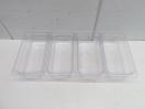 J1011◆CAMBRO◆1/3フードパン(クリア)4個セット(蓋付)34CW