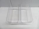 J1012◆CAMBRO◆1/3フードパン(クリア)2個セット(蓋付)36CW