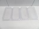 J1013◆CAMBRO◆1/3フードパン(クリア)4個セット(蓋付)32CW