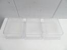 J1015◆CAMBRO◆1/2フードパン+ドレンシェルフ(クリア)4個セット(蓋付)26CW