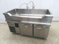 H1131◆ホシザキ 2024年◆舟形シンク付冷蔵コールドテーブル RW-120SNCG-ML