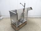 J1091◆マルゼン◆ステンレス製ソイルド1槽シンク(蛇口付)
